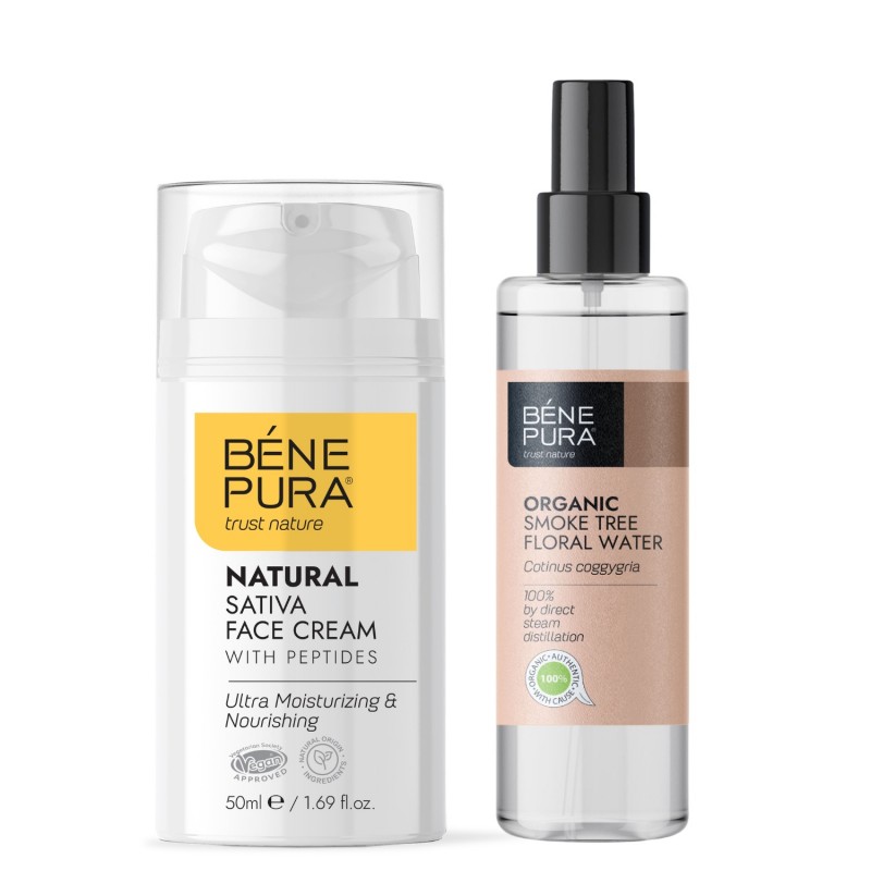 Bio Dūmu koka Ziedūdens un Mitrinošs sejas krēms - GMC