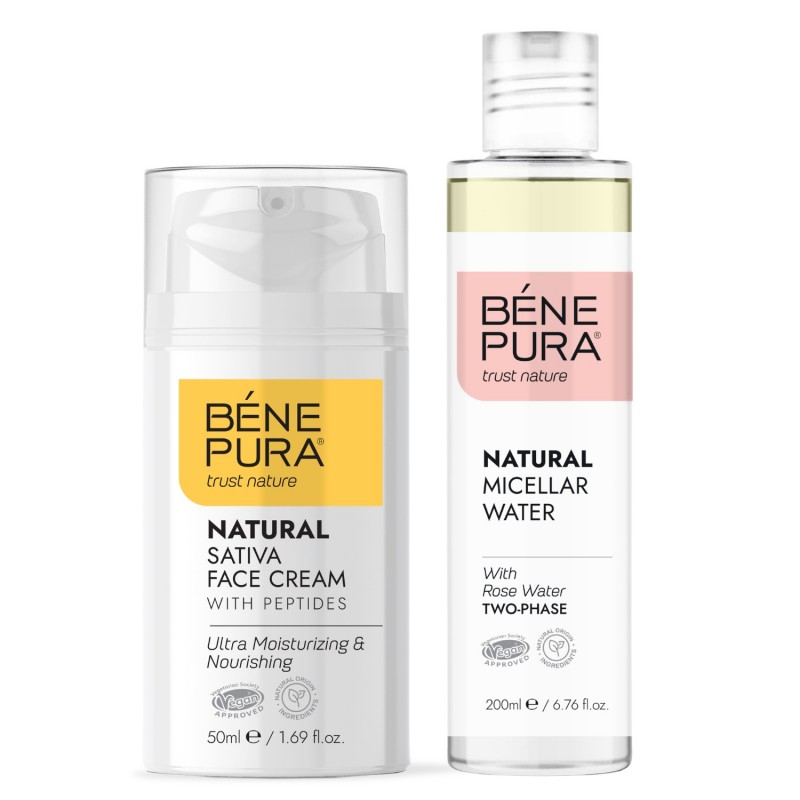 Micelārais ūdens un Mitrinošs sejas krēms - GMC