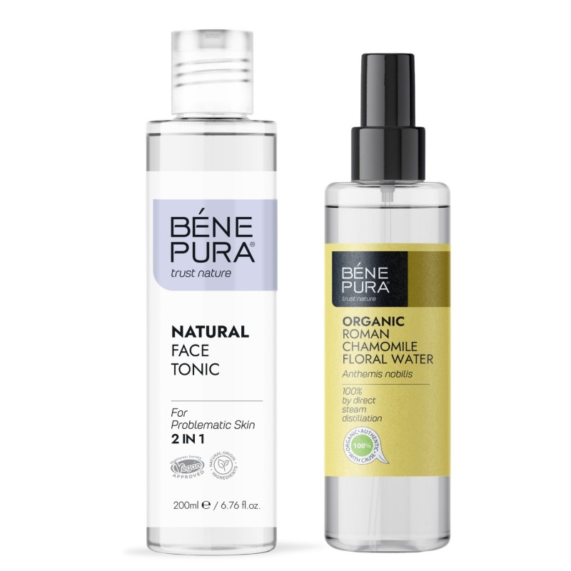 Sejas toniks problemātiskai ādai un Bio Romiešu Kumelīšu Ziedūdens - GMC