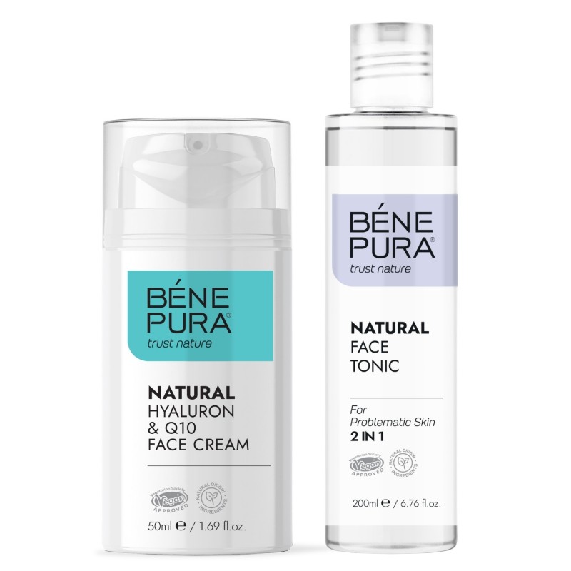 Sejas toniks problemātiskai ādai un Hyaluron & Q10 sejas krēms - GMC