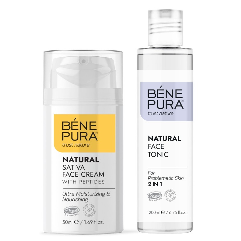 Sejas toniks problemātiskai ādai un Mitrinošs sejas krēms - GMC