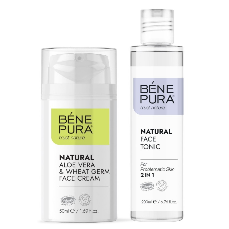 Sejas toniks problemātiskai ādai un Aloe Vera sejas krēms - GMC