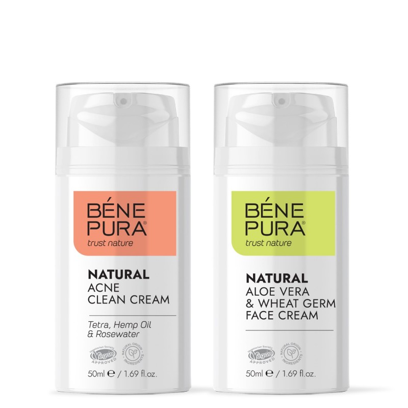 Pretpūtītes sejas krēms un Aloe Vera sejas krēms - GMC