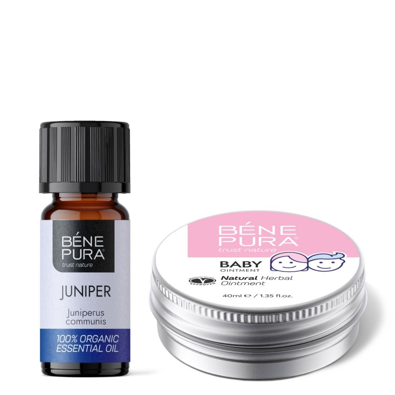 Autiņbiksīšu Ziede ar Kliņģerīti un Kumelītēm un Bio Kadiķis Ēteriskā eļļa - GMC