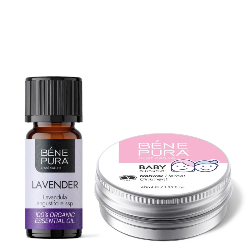 Autiņbiksīšu Ziede ar Kliņģerīti un Kumelītēm un Bio Lavandas Ēteriskā eļļa - GMC