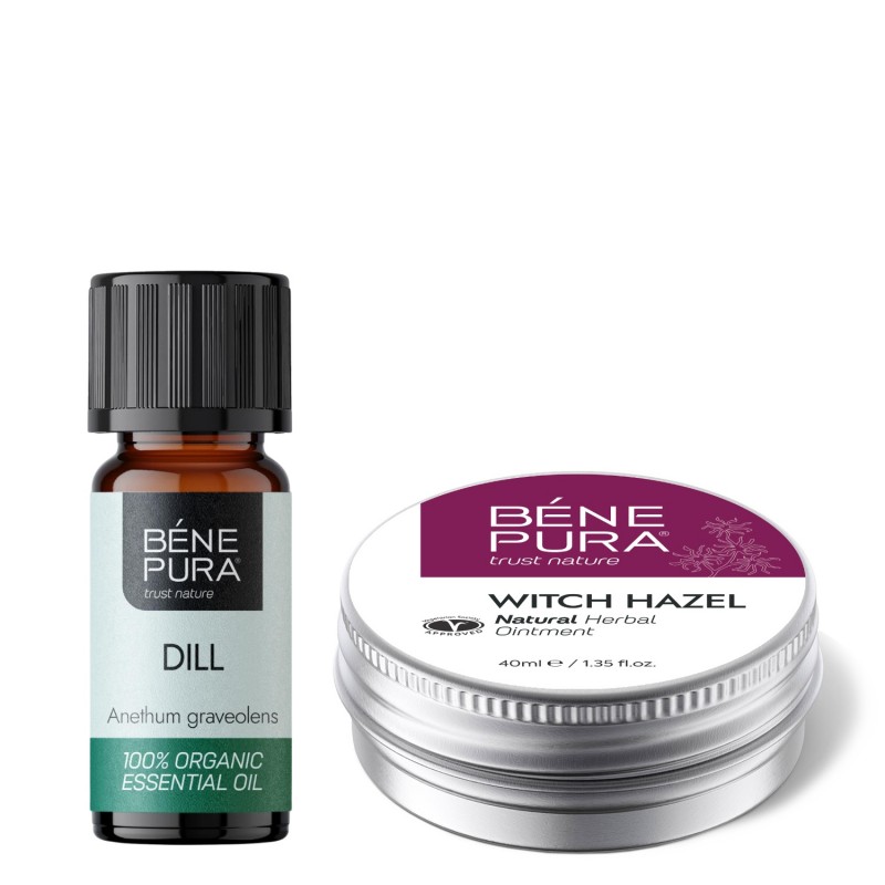 Hemoroīdu Ziede ar Raganu Lazda un Bio Diļļu Ēteriskā eļļa - GMC