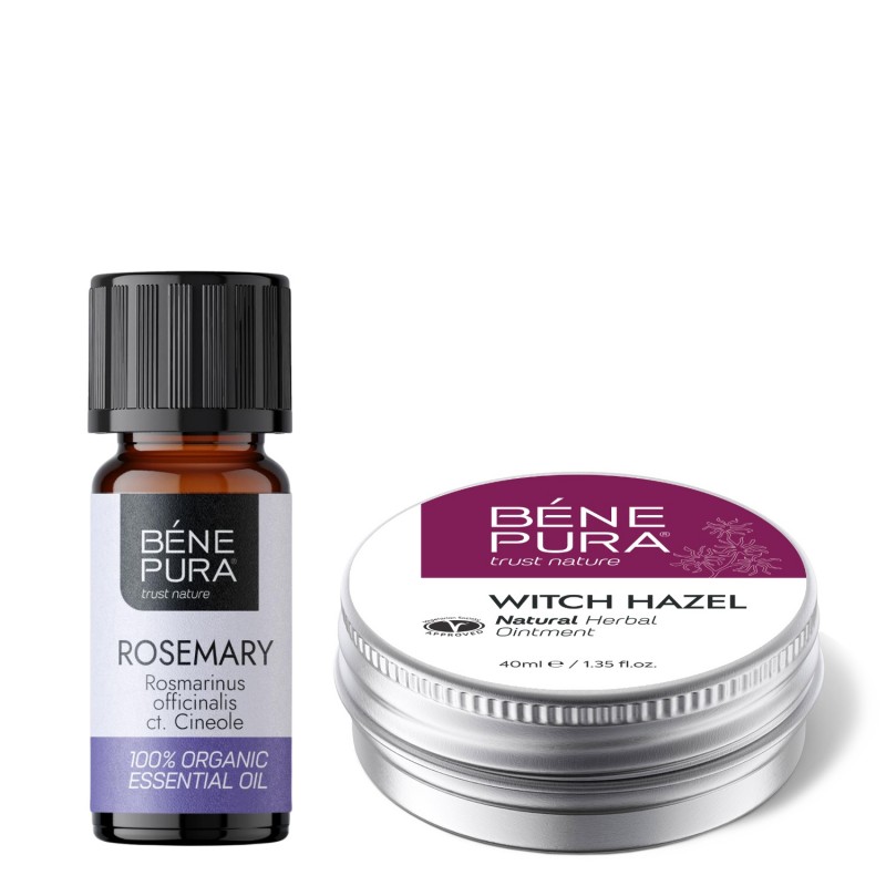 Hemoroīdu Ziede ar Raganu Lazda un Bio Rozmarīns Cineole Ēteriskā eļļa - GMC