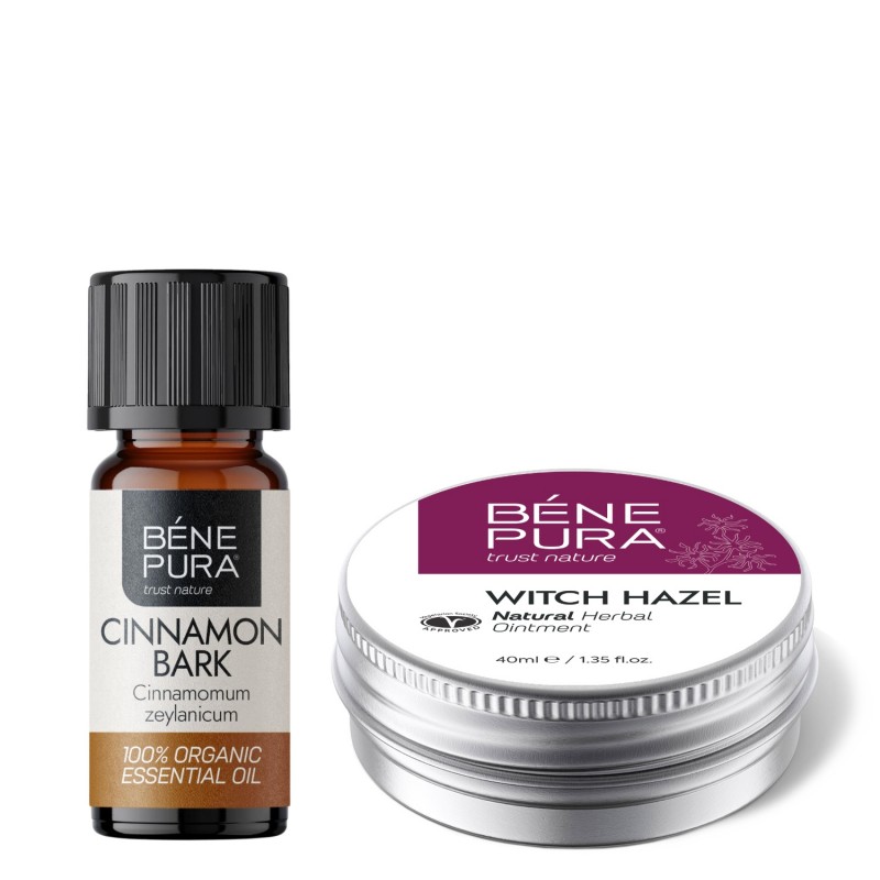 Hemoroīdu Ziede ar Raganu Lazda un Bio Kanēļa Ēteriskā eļļa - GMC