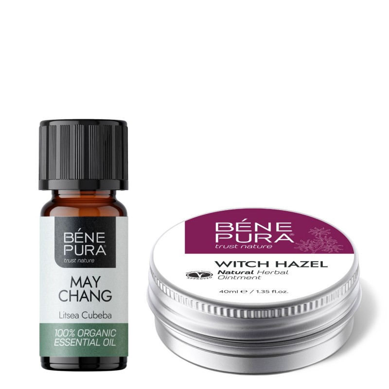 Hemoroīdu Ziede ar Raganu Lazda un Bio Litsea Cubeba Ēteriskā eļļa - GMC