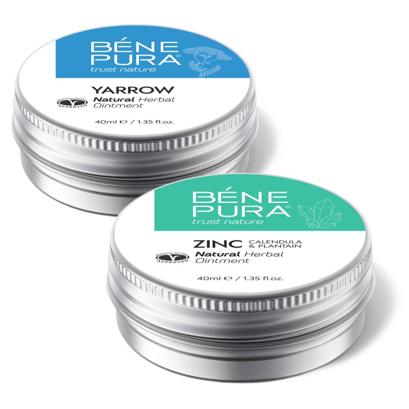 Hemoroīdu Ziede ar Balto Pelašķu un Pretniezes Ziede ar Cinka Oksīds - GMC