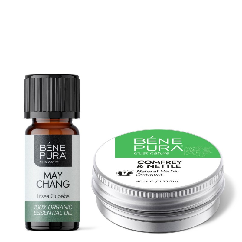Locītavu ziede ar Comfrey un Nātru un Bio Litsea Cubeba Ēteriskā eļļa - GMC