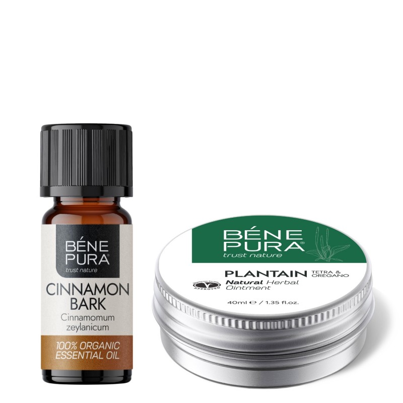 Pretniezes Ziede ar Ceļmallapu un Bio Kanēļa Ēteriskā eļļa - GMC
