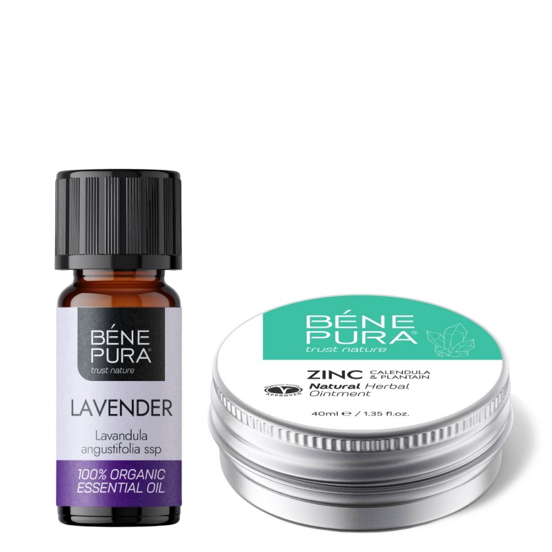 Pretniezes Ziede ar Cinka Oksīds un Bio Lavandas Ēteriskā eļļa - GMC