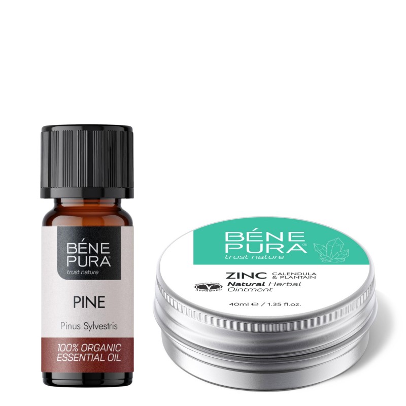 Pretniezes Ziede ar Cinka Oksīds un Bio Baltā Priede Ēteriskā eļļa - GMC