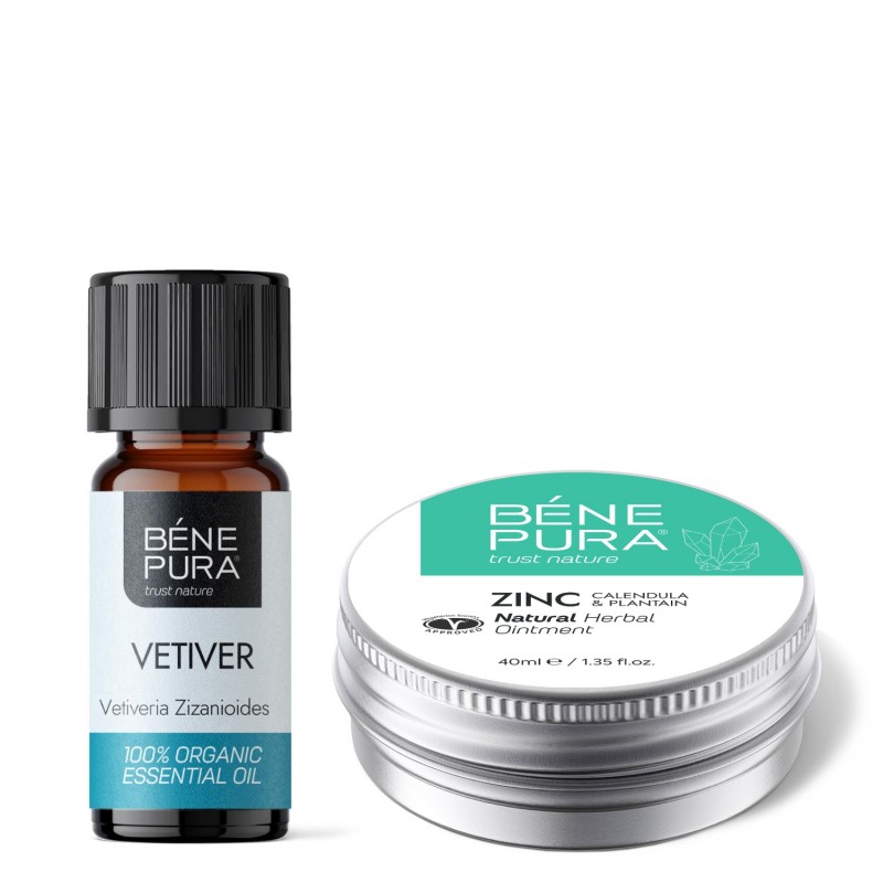 Pretniezes Ziede ar Cinka Oksīds un Bio Vetīvera Ēteriskā eļļa - GMC