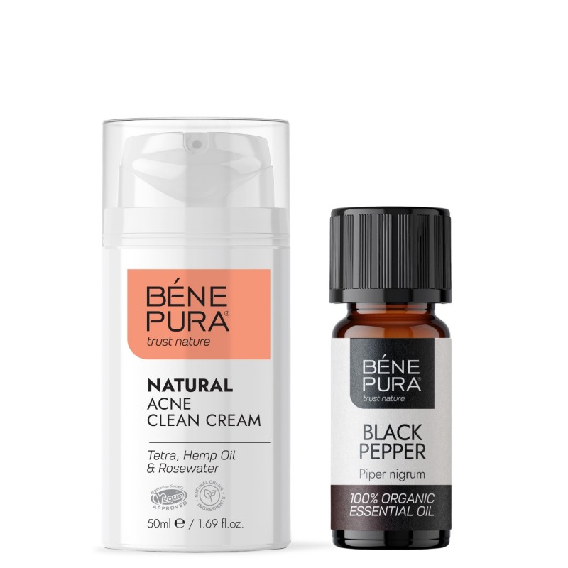 Hyaluron & Q10 sejas krēms un Bio Melno Piparu Ēteriskā eļļa - GMC