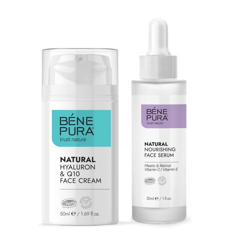 Retinola sejas serums un Hyaluron & Q10 sejas krēms - GMC