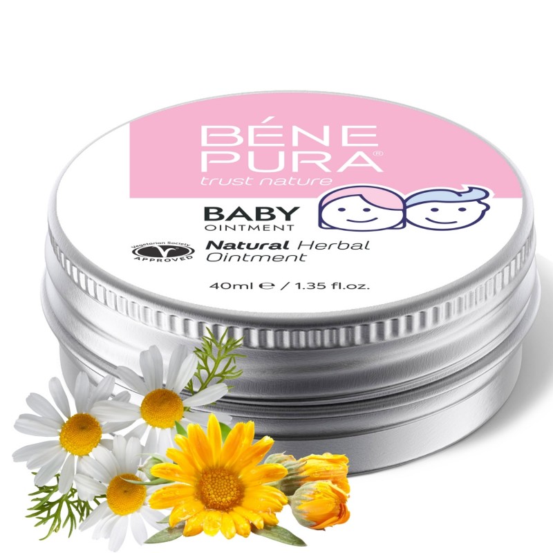 Autiņbiksīšu Ziede ar Kliņģerīti un Kumelītēm - 40ml - Ziedes niezi