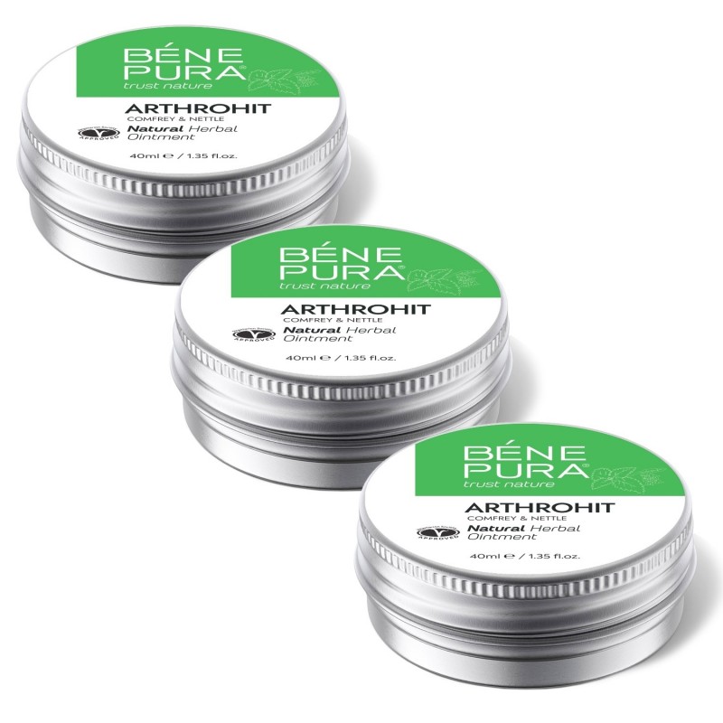 3x Locītavu ziede ar Comfrey un Nātru - 40ml - Komplekti