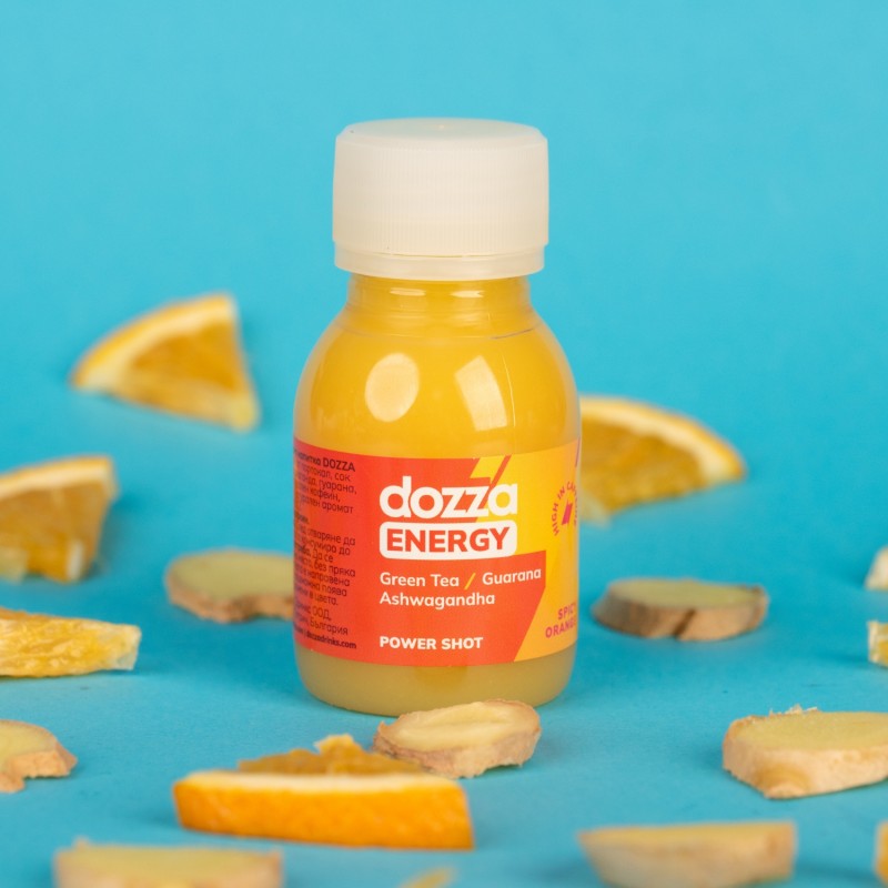 6x Pack DOZZA Energy Spicy Orange Energy shot - 60ml - Benepura.lv 6x Pack DOZZA Energy Spicy Orange Energy shot - 60ml