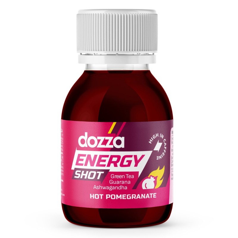 DOZZA Energy Hot Pomegranate Energy shot - 60ml - Enerģijas dzērieni