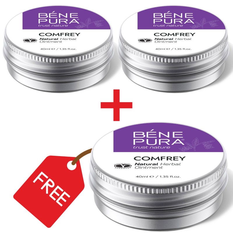3x Locītavu ziede ar Comfrey - 40ml - Komplekti