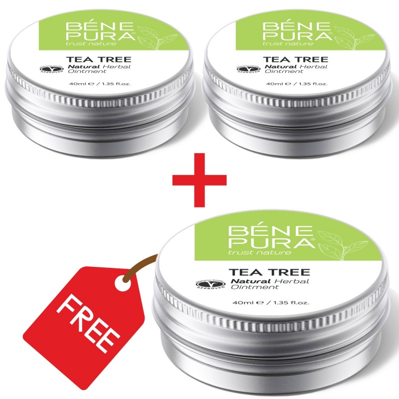 3x Pretniezes Ziede ar Tējas Koka - 40ml - Ziedes niezi
