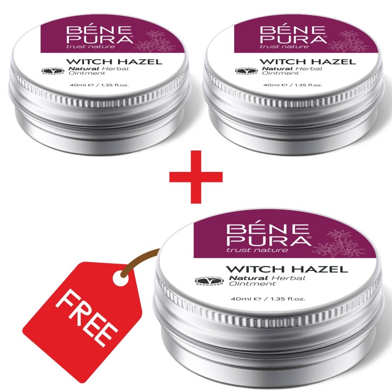 3x Hemoroīdu Ziede ar Raganu Lazda - 40ml - 