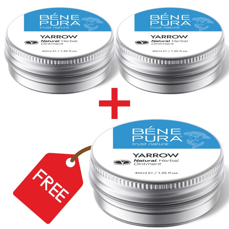 3x Hemoroīdu Ziede ar Balto Pelašķu - 40ml - 