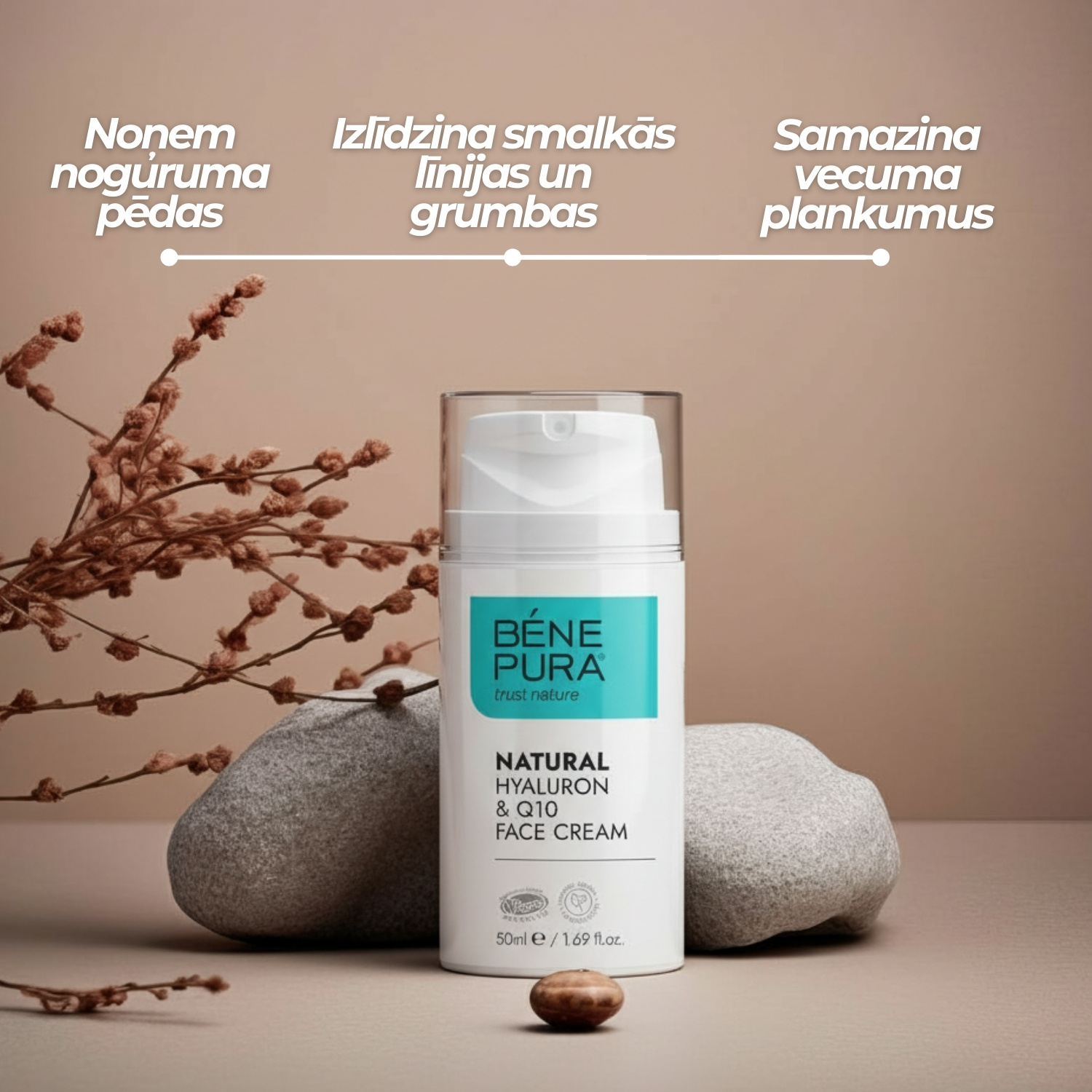 Hyaluron & Q10 sejas krēms - 50ml